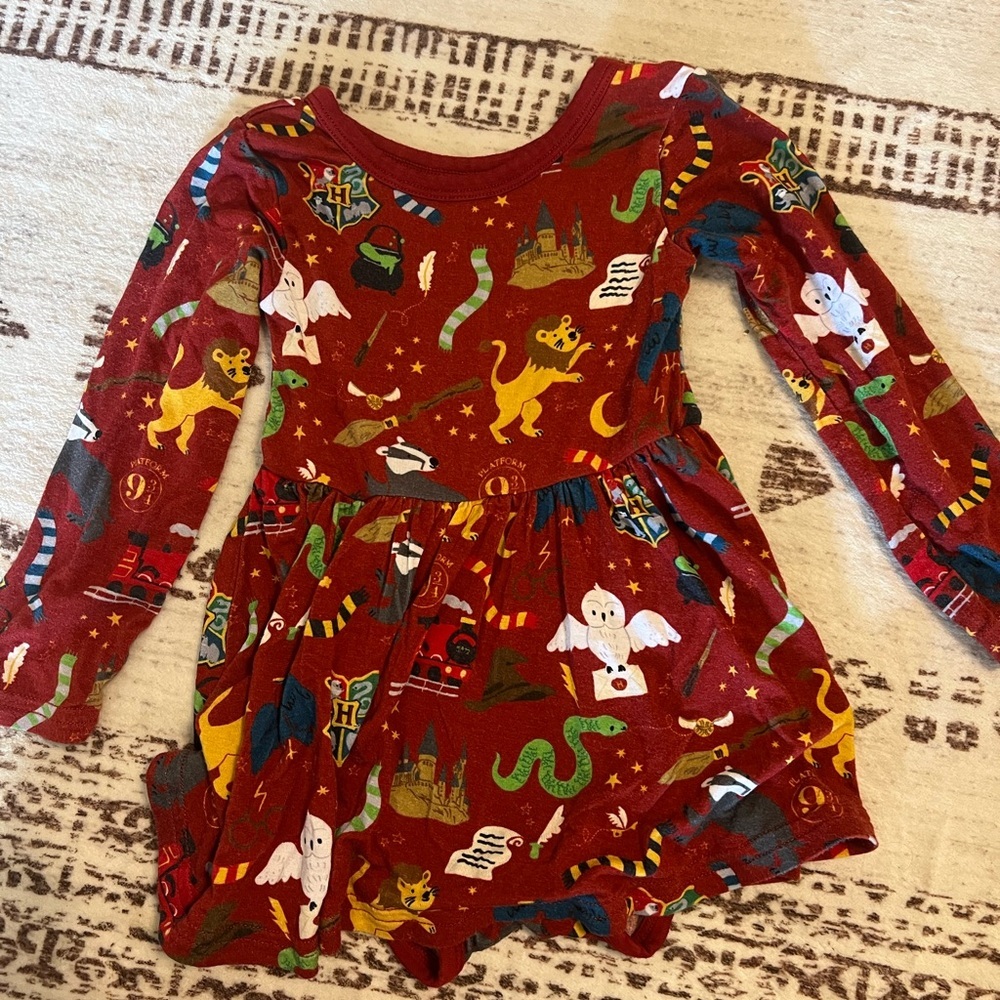 Little Sleepies OG WIZARDING WORLD HARRY POTTER Twirl Bamboo Dress 6-12 Months